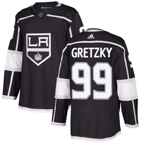 Adidas Men Los Angeles Kings #99 Wayne Gretzky Black Home Authentic Stitched NHL Jersey
